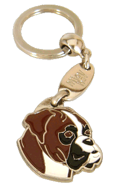 BOXER BRINDLE - pet ID tag, dog ID tags, pet tags, personalized pet tags MjavHov - engraved pet tags online